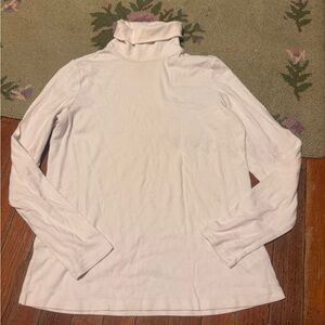 White Turtleneck Long Sleeve Top Cynthia rowley size medium